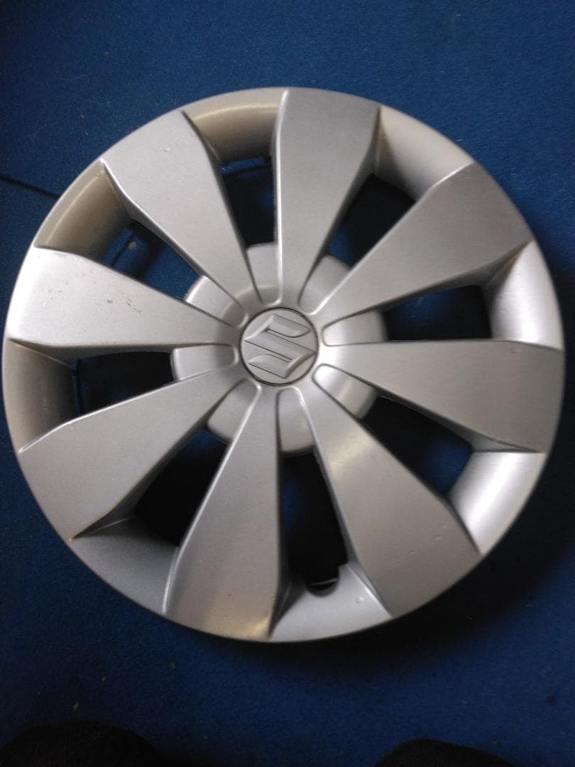 シルバー 10本スポーク ホイールカバー 4枚セット 14 inch