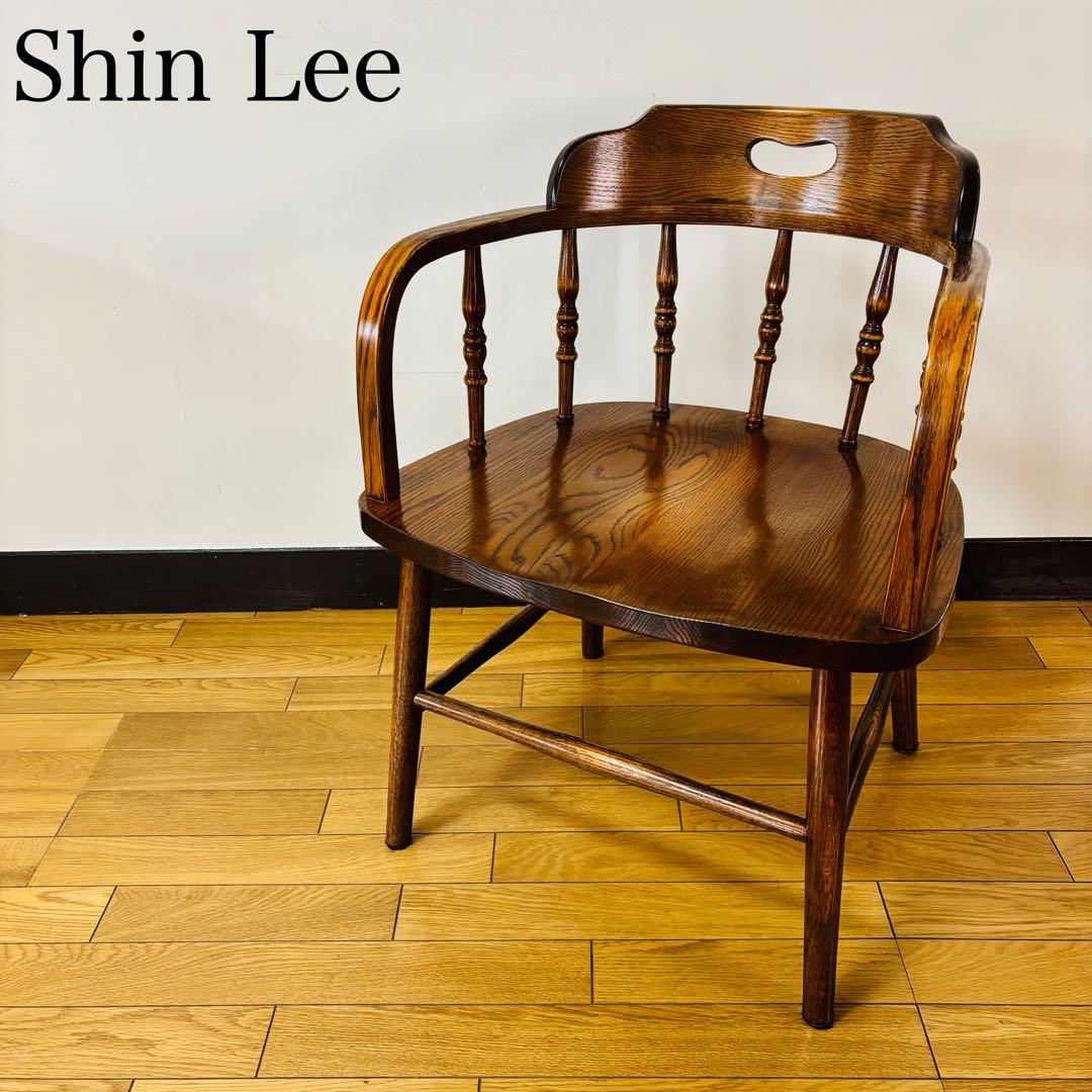 【希少品】　三越扱　Shin Lee シンリーオーク材 ダイニングチェア　送料込