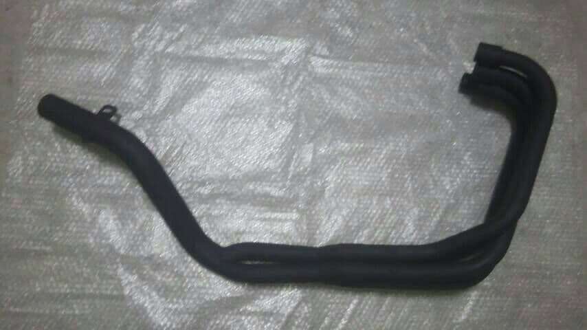 ZRXの黒鉄ガニマタ新品　フランジ付き！ワルツ機械と同じπ数で良い音♪音職人！