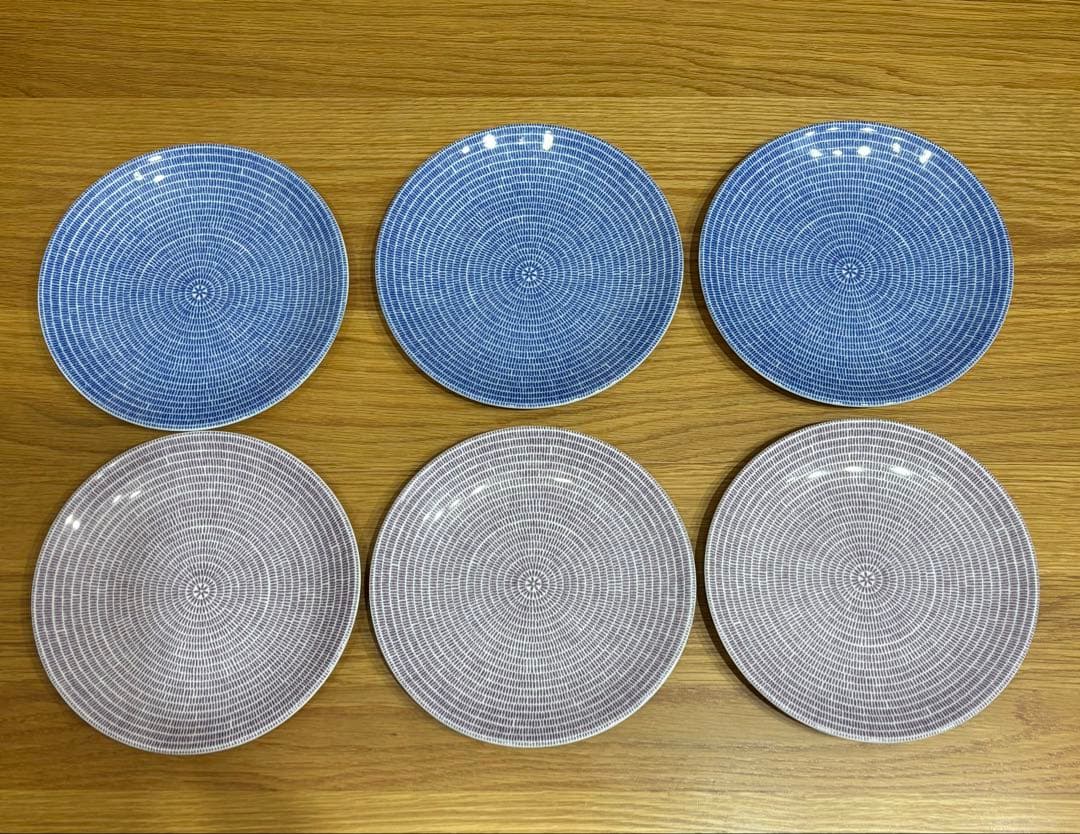 新品同様★6枚セット★アラビア★24h Avec★アベックプレート★20cm