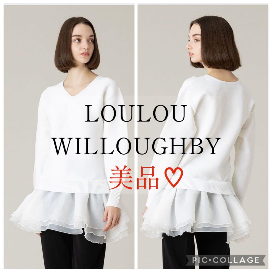 美品♡定価3.7万　フリリードッキングチュニックワンピース　白