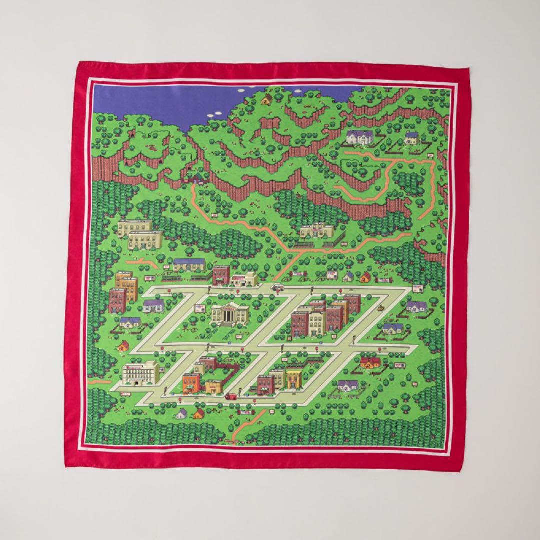 【未使用】MOTHER2 オネット シルクスカーフ