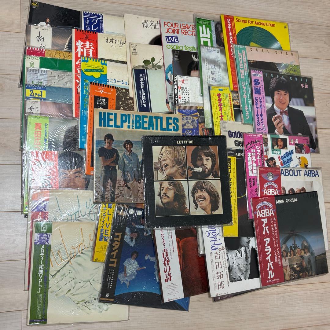 【ジャンク】Beatles等レコード　まとめ売り　40枚程度