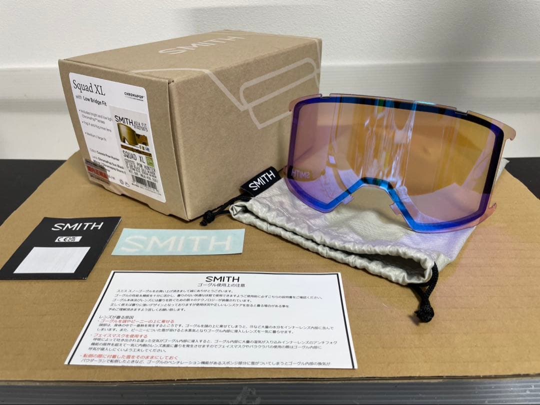 スキー・スノーボードアクセサリー Smith Squad XL
