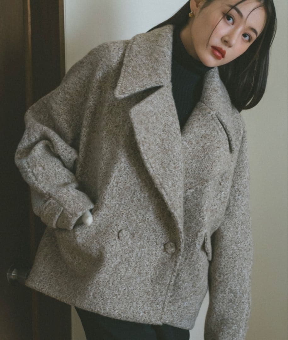 ブークレビッグカラーコート