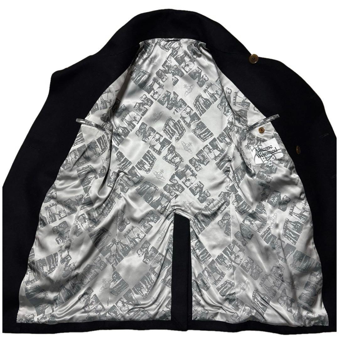 ✨未使用級✨ ヴィヴィアンウエストウッド　ミントカラーコート　ブラック　46