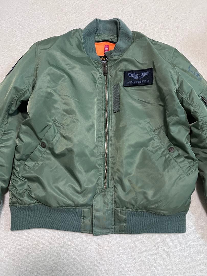 ALPHA アルファ バイク用 フライトジャケット　MA-1 2XL