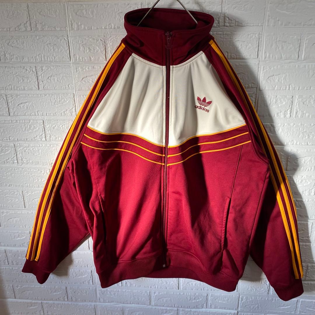 アディダス　超好配色　マルチカラートラックジャケット　ハイネック