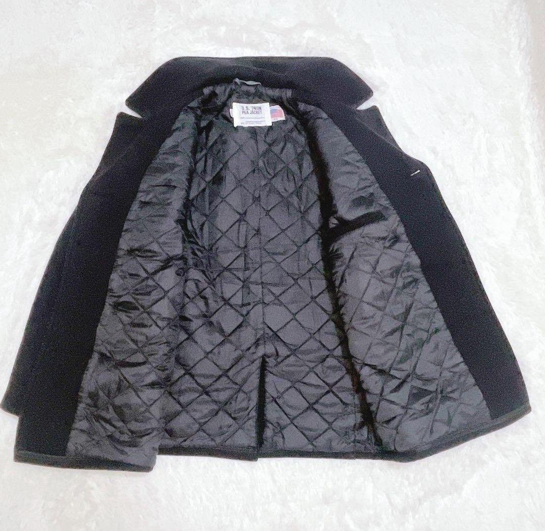 【美品】　ショット　U.S.740N ピーコート　キルティング　ウール　40 L