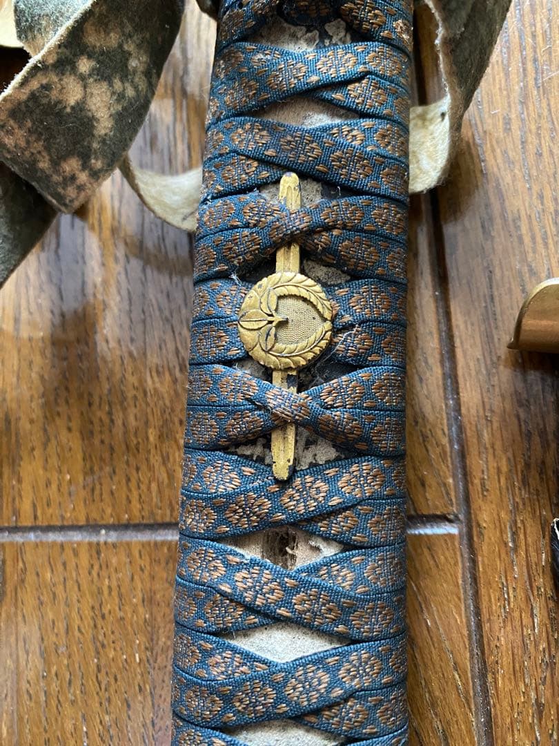 日本刀の柄と鍔のセット