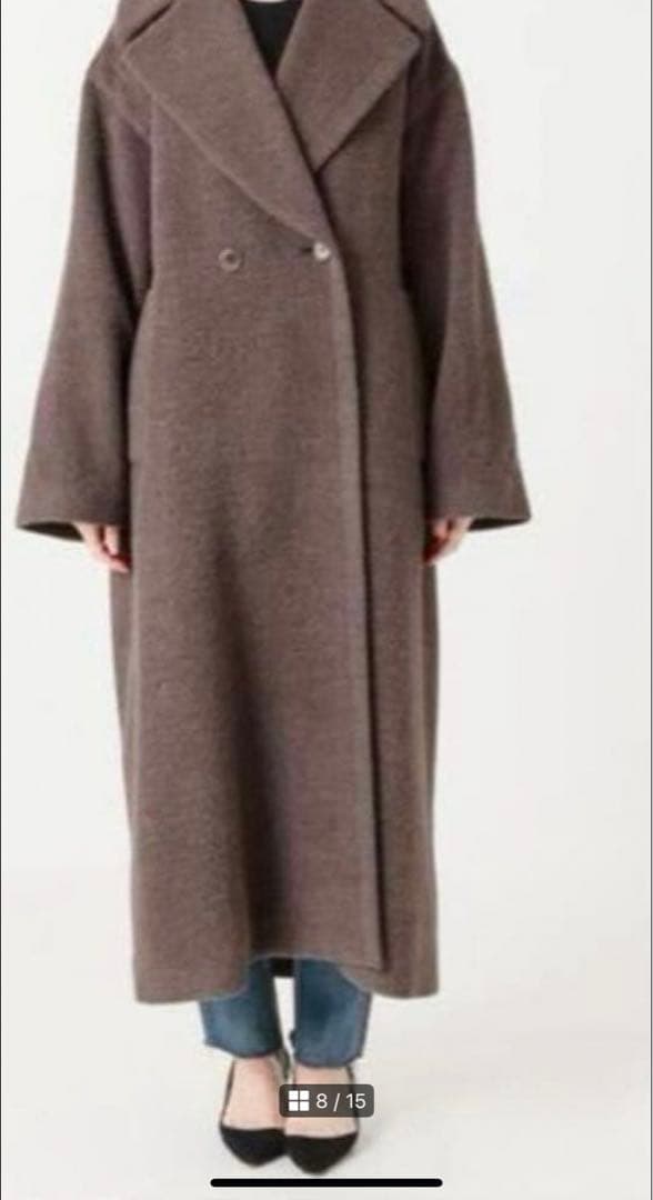 ✨美品✨ イエナ IENA チェスターコート ブラウン アルパカ ウール 大きめ