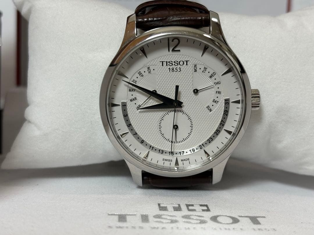 【美品】TISSOT トラディション パーペチュアルカレンダー T063637A