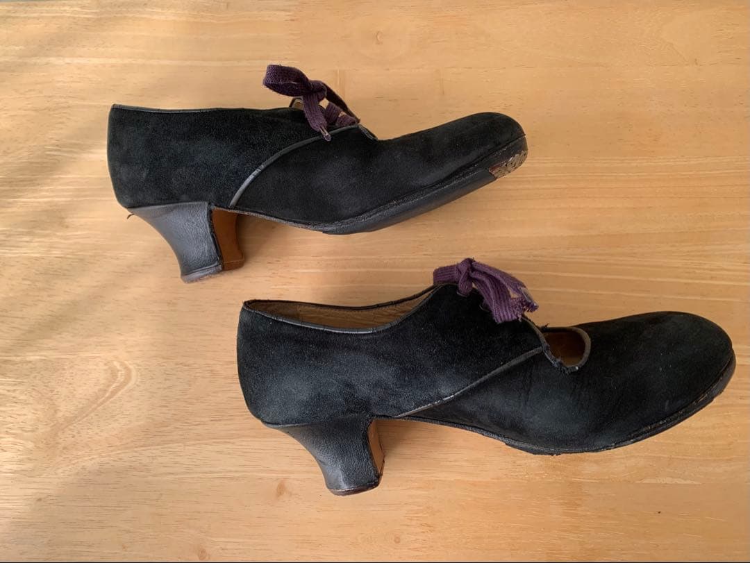 フラメンコシューズ　senovilla セノビージャ 23.5 黒