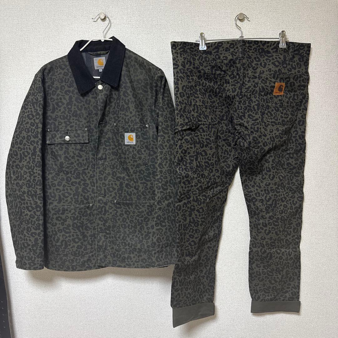 Carhartt ヒョウ柄 コート Mサイズ　セットアップ
