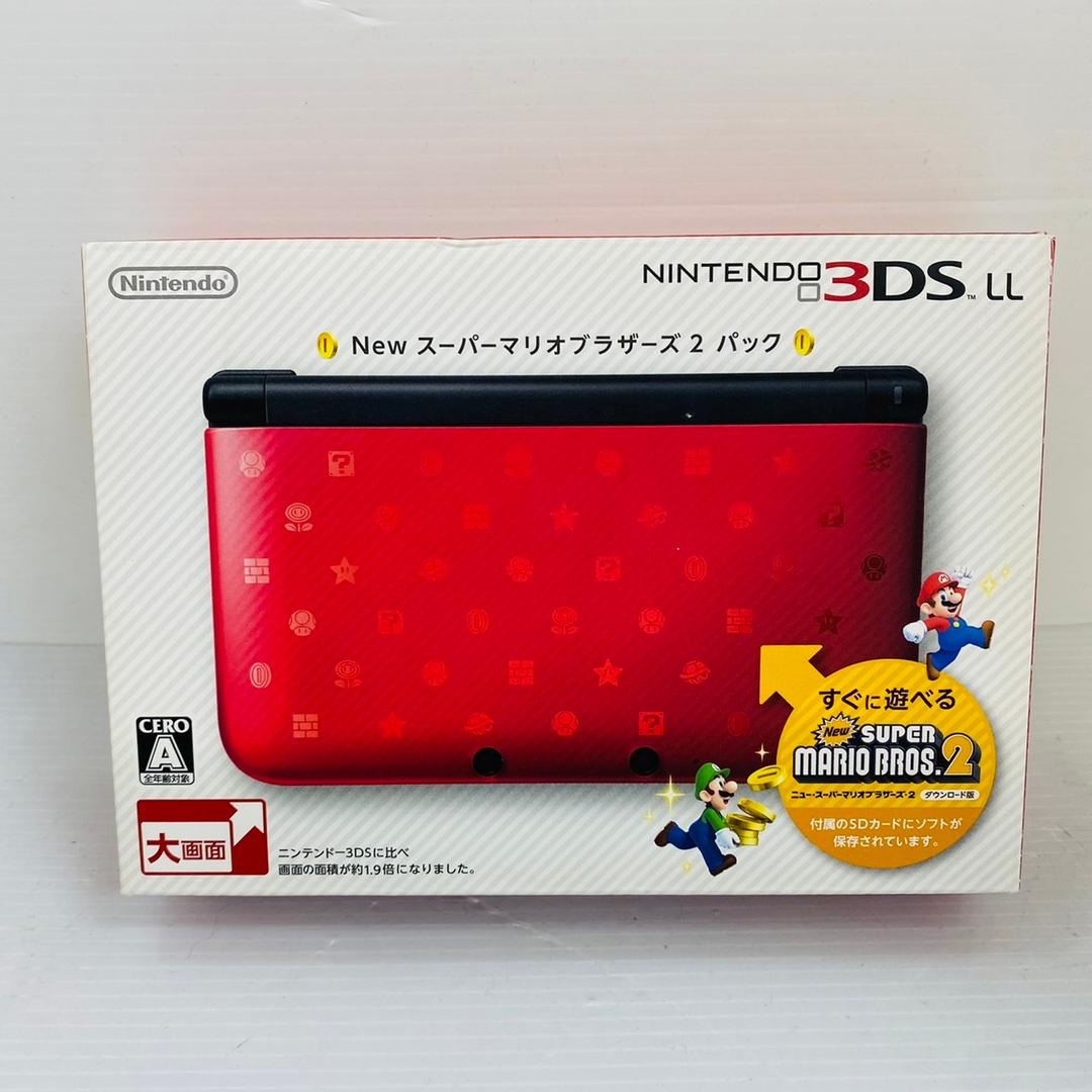 ★未使用★極美品ニンテンドー3DS LLNewスーパーマリオブラザーズ2パック訳