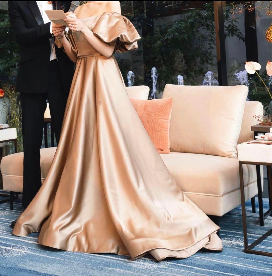 【再値下げ】カラードレス（ゴールド）DRESS PRODUCTION