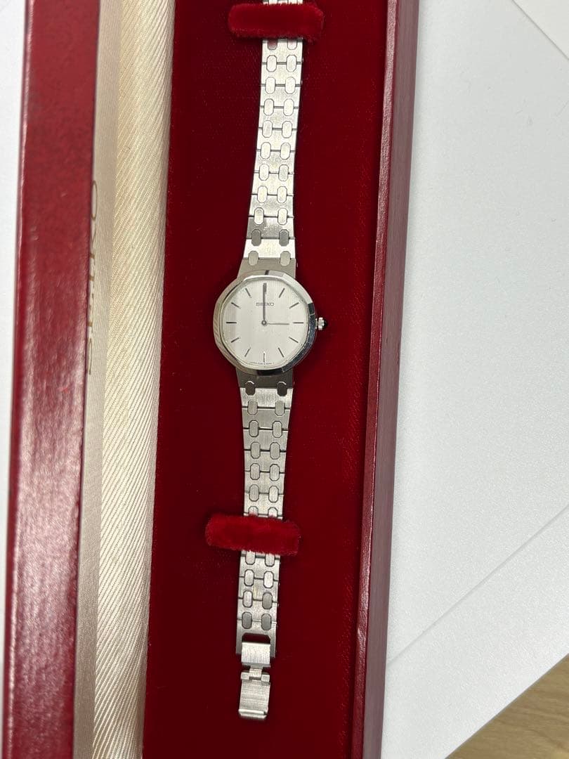 箱付 SEIKO セイコー アシエ クォーツ レディース 腕時計