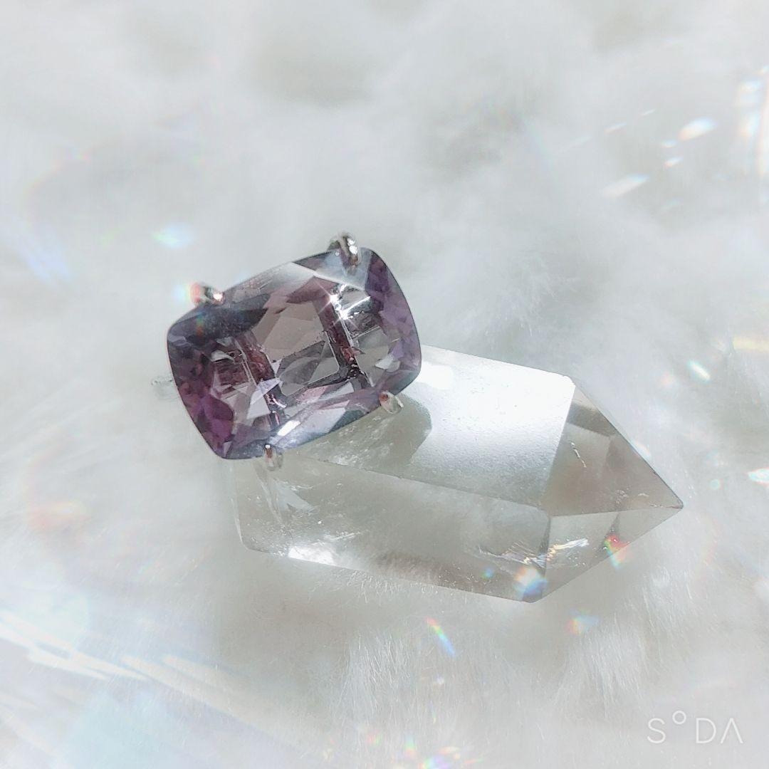 ♾✨️Reimi✨️♾/愛に出逢う石/スミレ色の宝石アメジスト/魔法の指輪