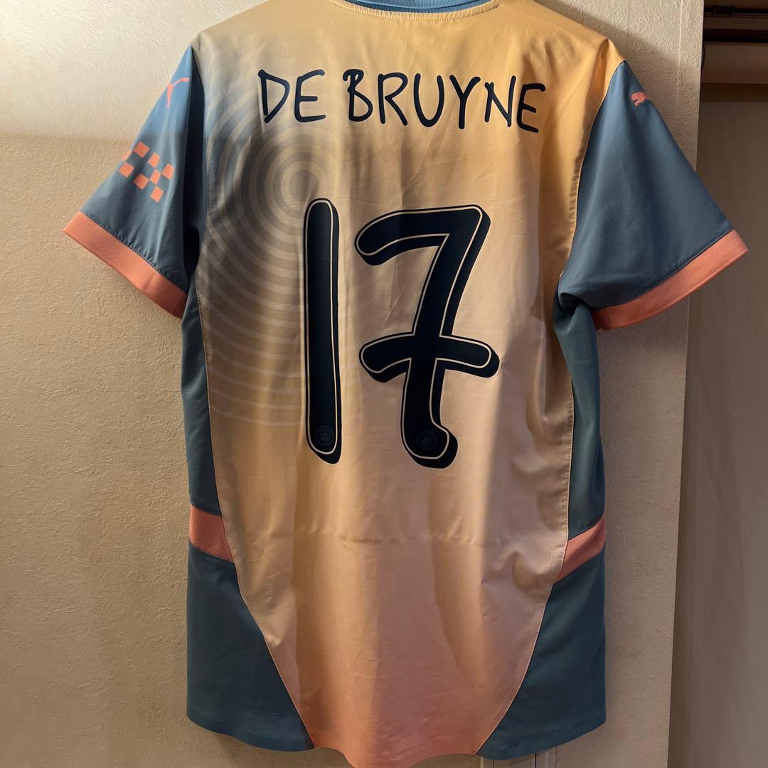 【美品】PUMA マンチェスター・シティ ユニフォーム 24/25 デ・ブライネ