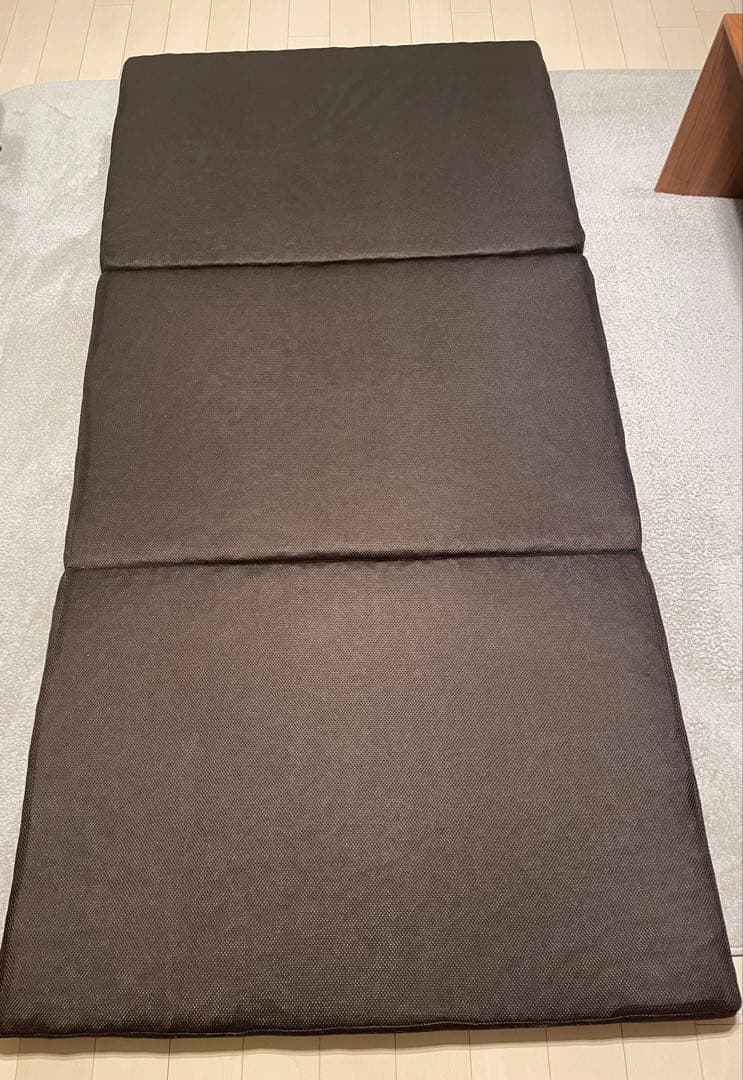 【アイリスオーヤマ】エアリーマットレス⭐︎シングル5センチ茶①