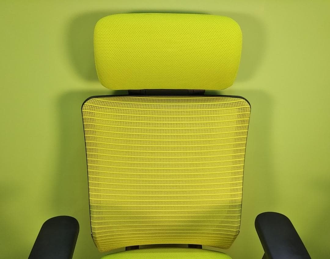 ah　オカムラ　コーラル　ライムグリーン　2018年 エクストラハイバック 中古