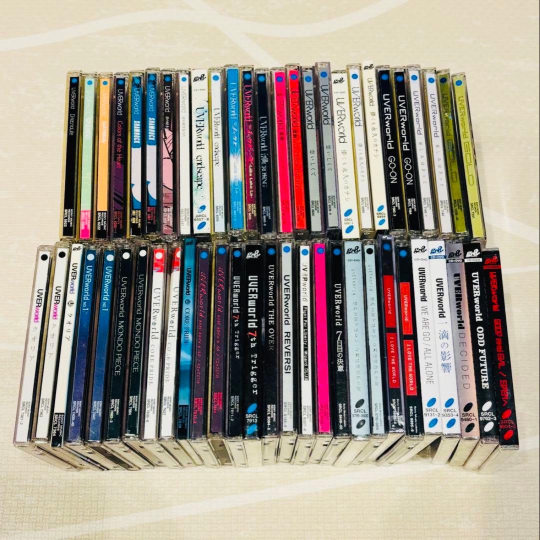 UVERworld シングルCD 54枚　セット　おまけステッカー等付き