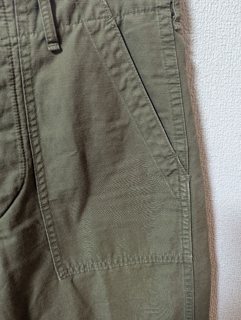 パンツ orSlow US army fatigue pants olive