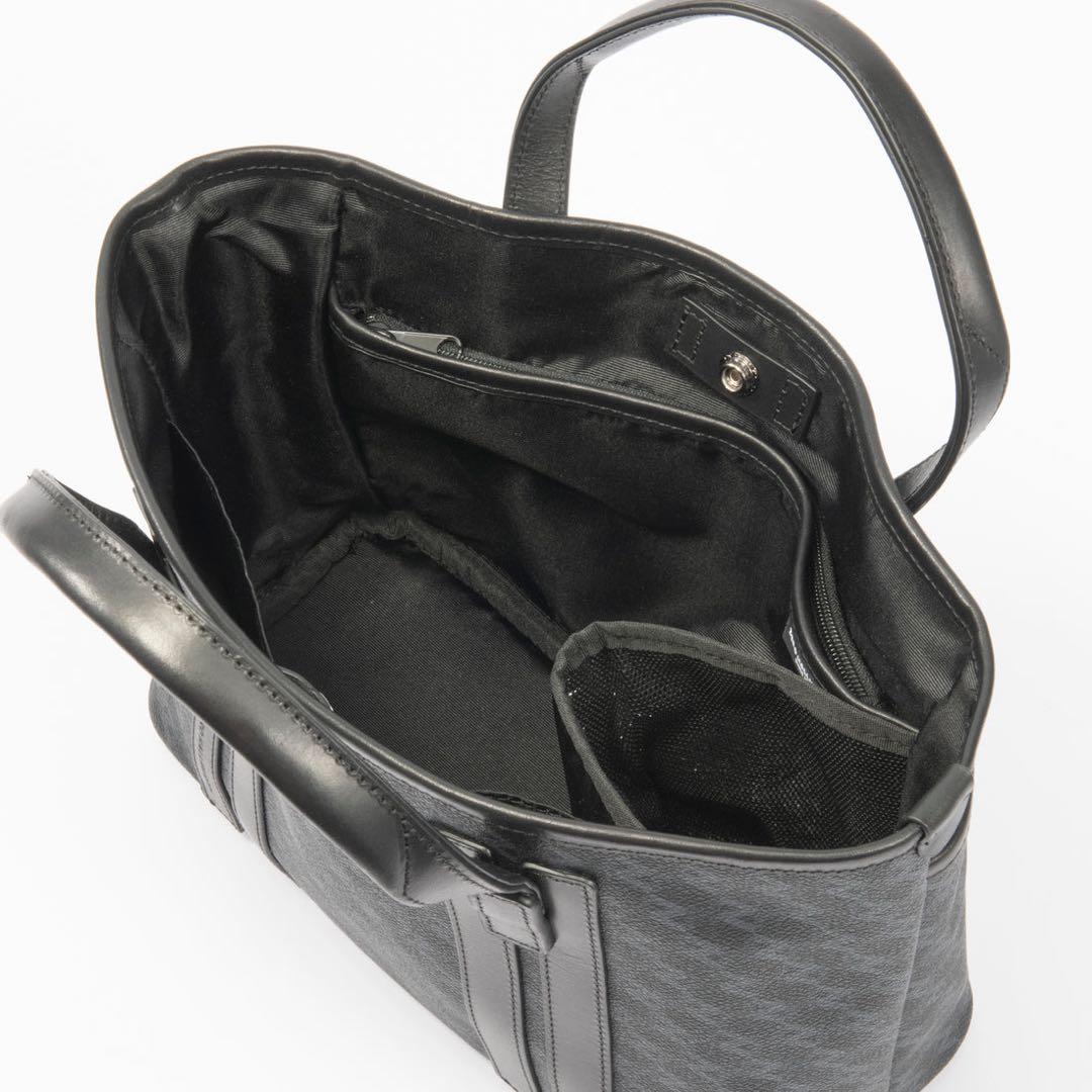 ゼロハリバートン カートバッグ トートバッグ モノグラム PVC 黒 現行