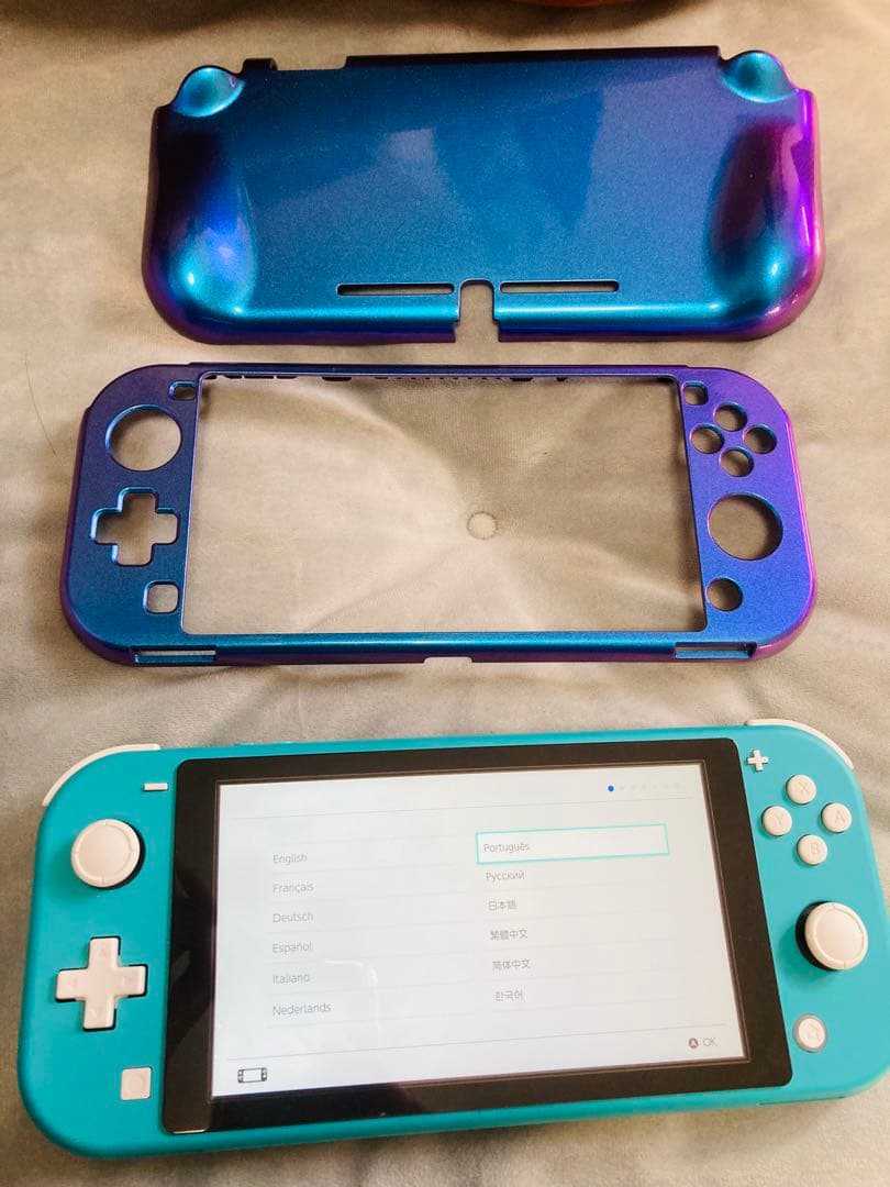 switch lite ターコイズ　カバー付き
