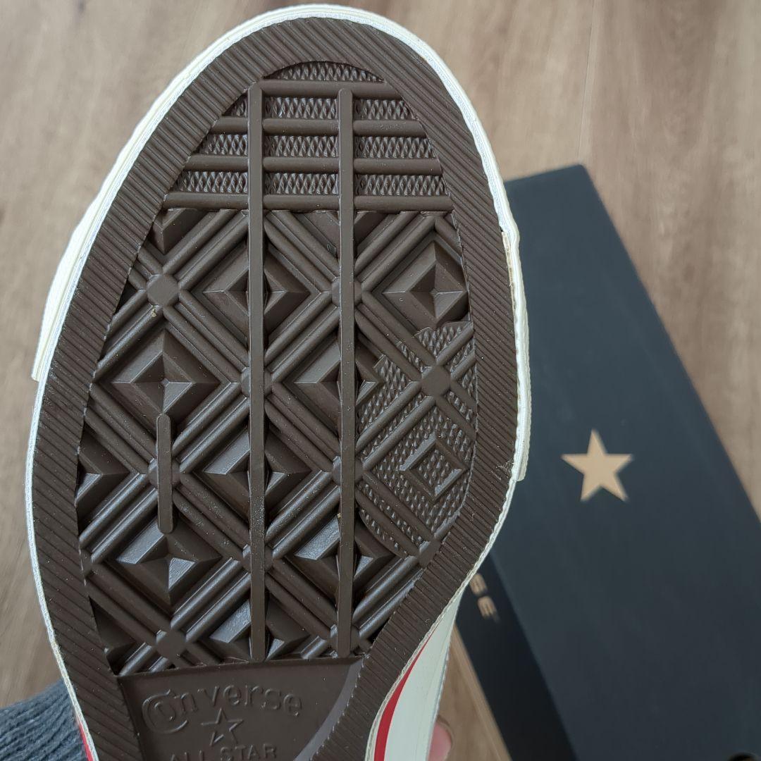 ジロー様　ALL STAR ホワイト/レッド スニーカー ベルクロ　27cm