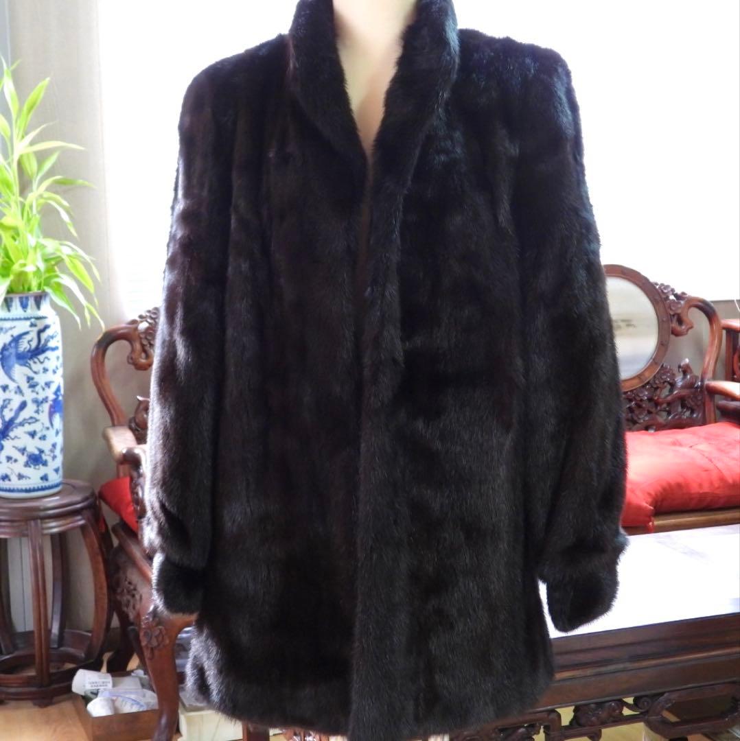 【美品】SAGA MINK ミンク　毛皮コート サイズ15号