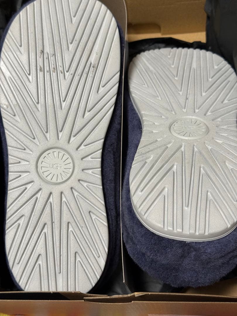 値下げ 新品未使用UGG 27cm ネイビー M FLUFF THAT