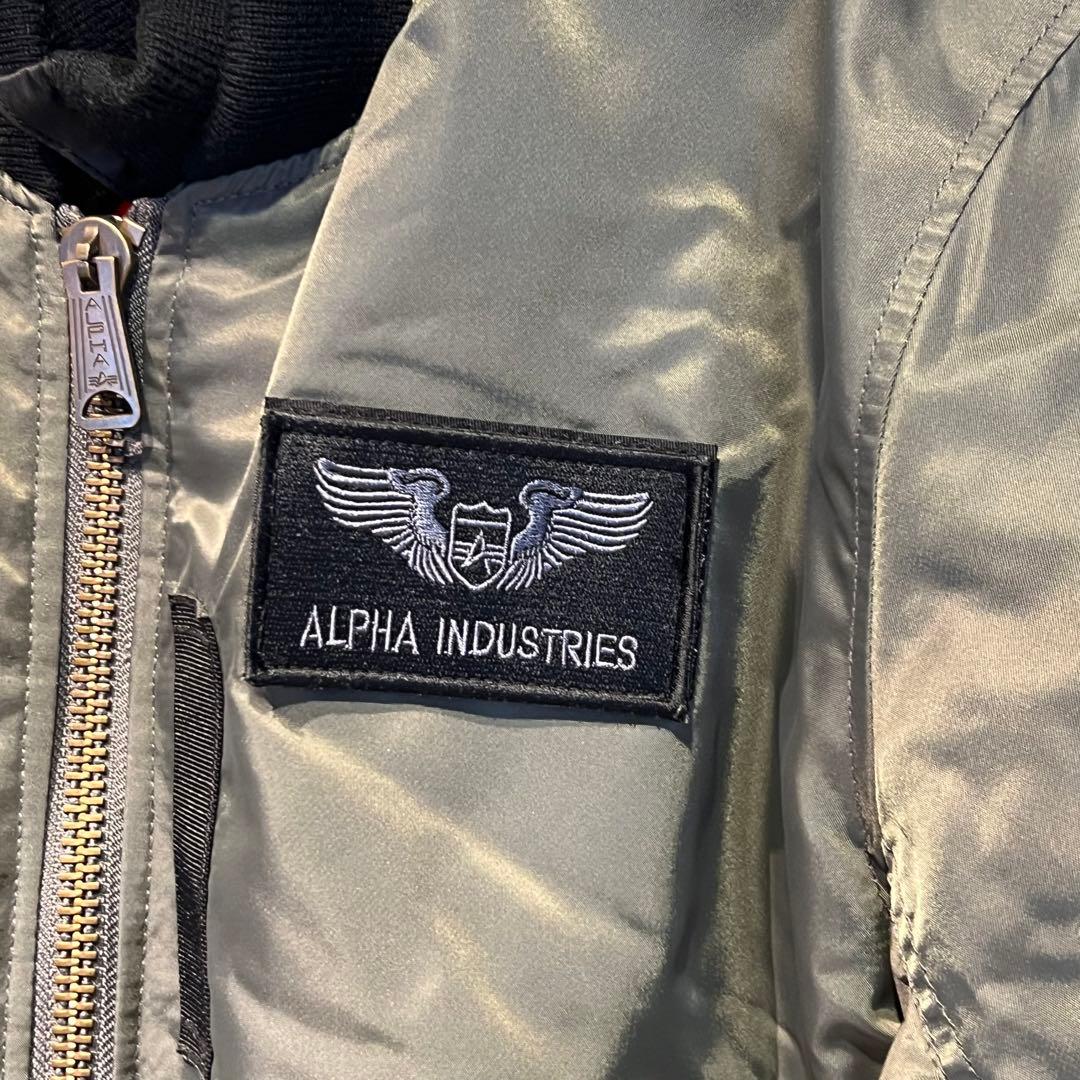 アルファ　 ALPHA ライディングジャケット MA-1 防寒 防風　M 男女