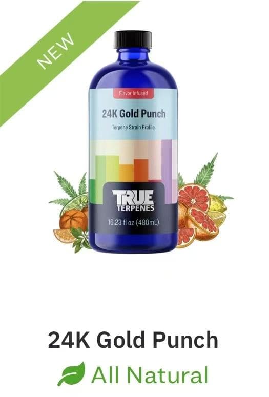 TRUE テルペン 香料 CBD CBN CBG 10ml 24Kゴールドパンチ