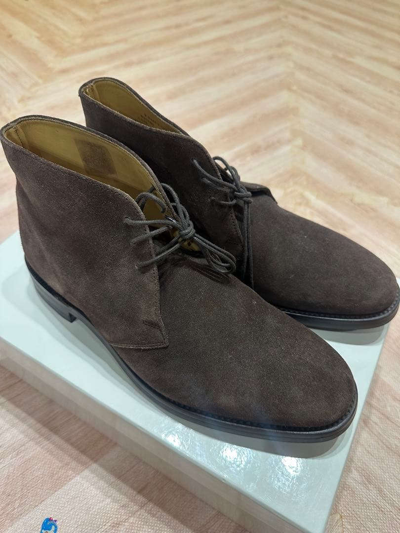 loake ローク ブラウン スエード チャッカブーツ