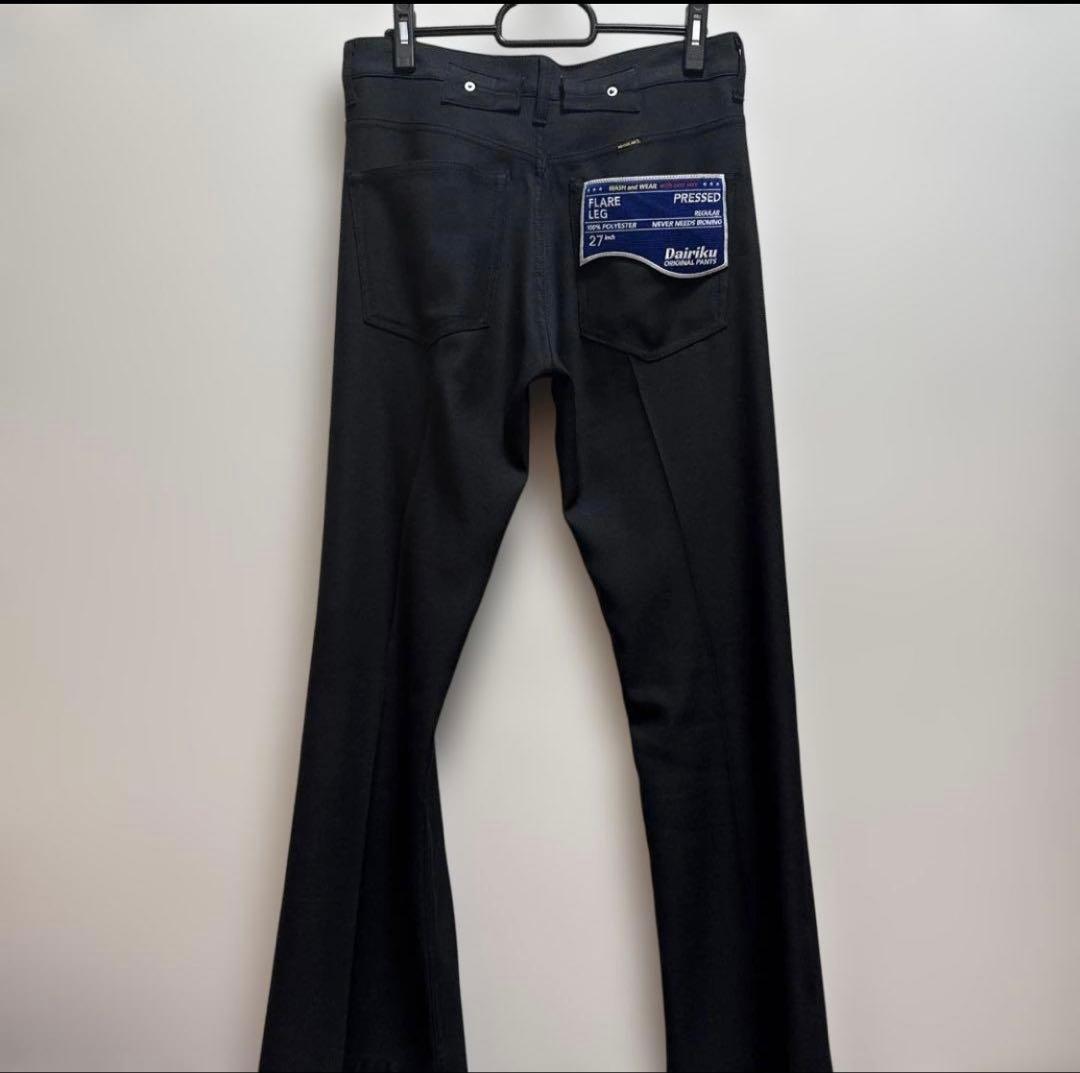 dairiku フレアパンツ 黒