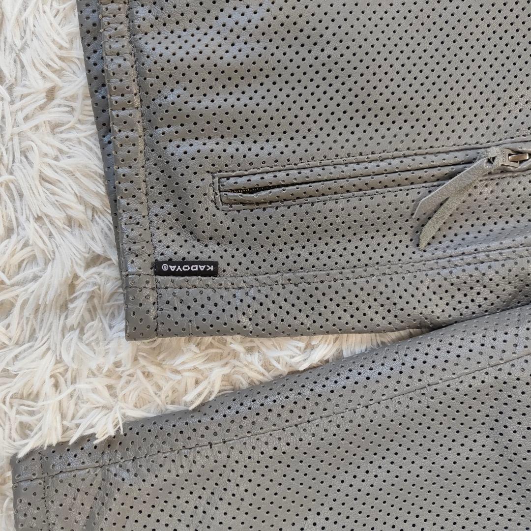 未使用級　カドヤ PL-SW ブラック パンチングレザージャケット Mサイズ