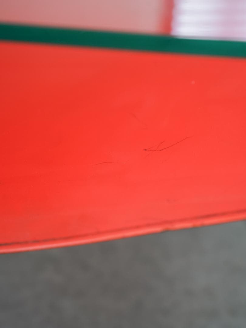 80's ポストモダン ガラス ローテーブル レトロポップ スペースエイジ