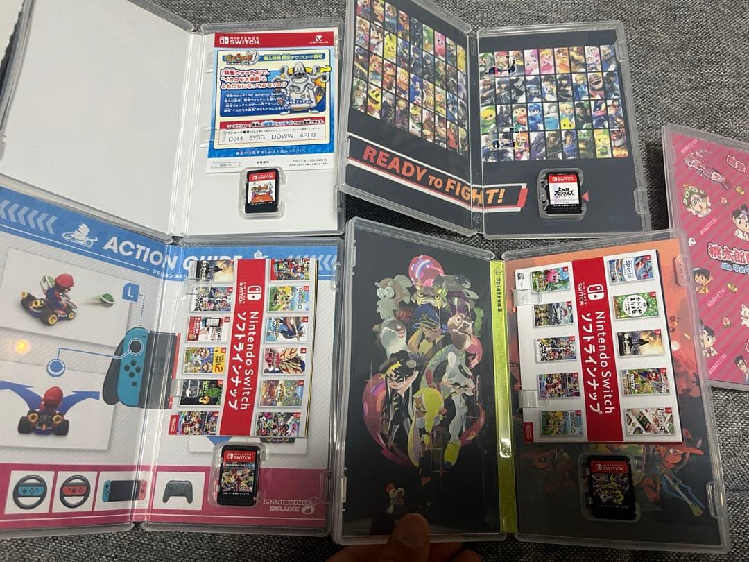 任天堂 Switch グレー 本体 + ゲーム5本セット