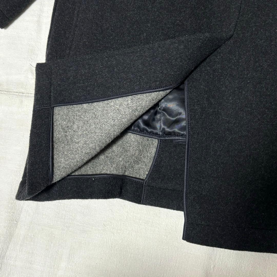 美品BrooksBrothersダッフルコートM黒イングランド製ウール