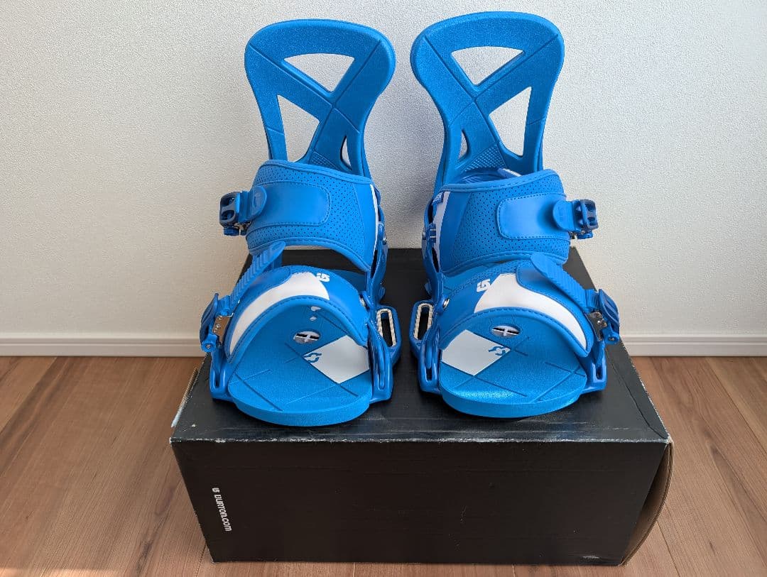 〘未使用品〙BURTON CUSTOM ビンディング ブルー　US/Msize