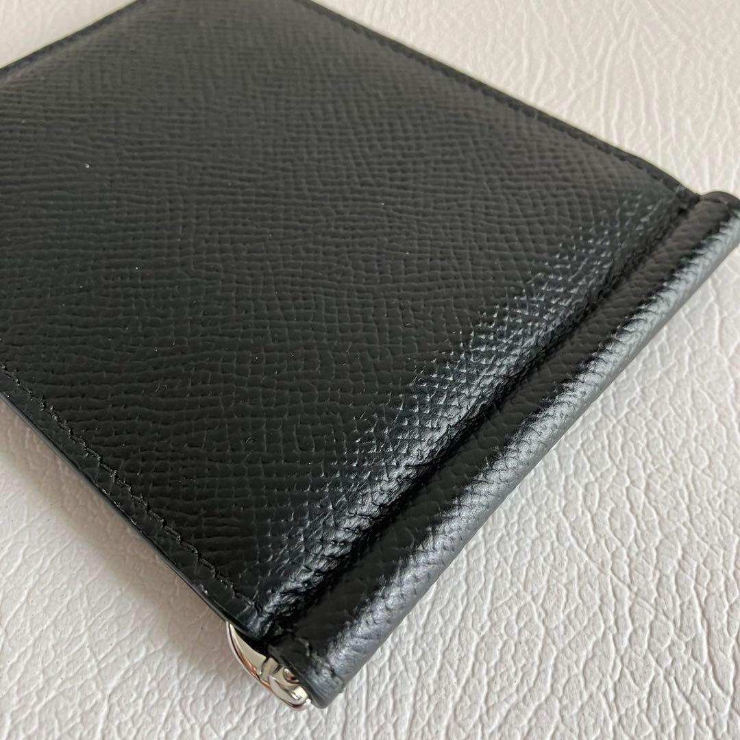 近年モデル 美品 ダンヒル dunhill カドガン マネークリップ ブラック