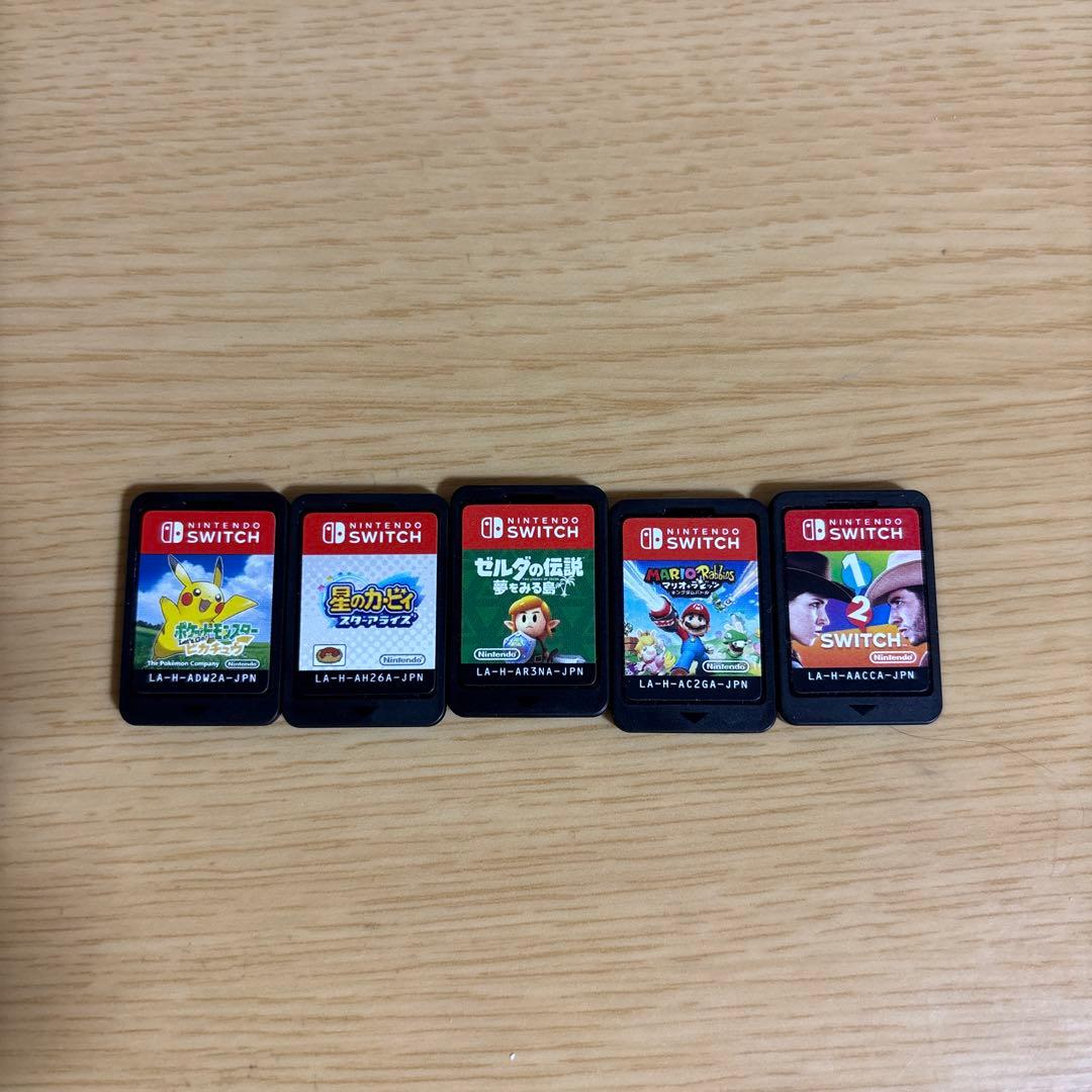 Switchカセット(ポケモン、カービィ、ゼルダ、マリオ、12Switch