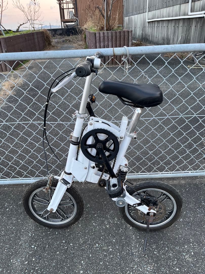 未整備　cycle NINJA 折り畳み自転車　14インチ