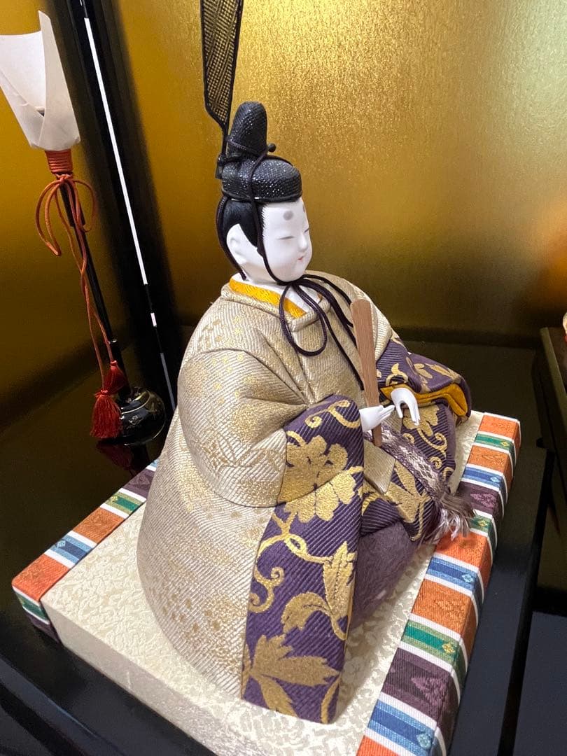 雛人形　真多呂作　木目込み人形　寛永雛