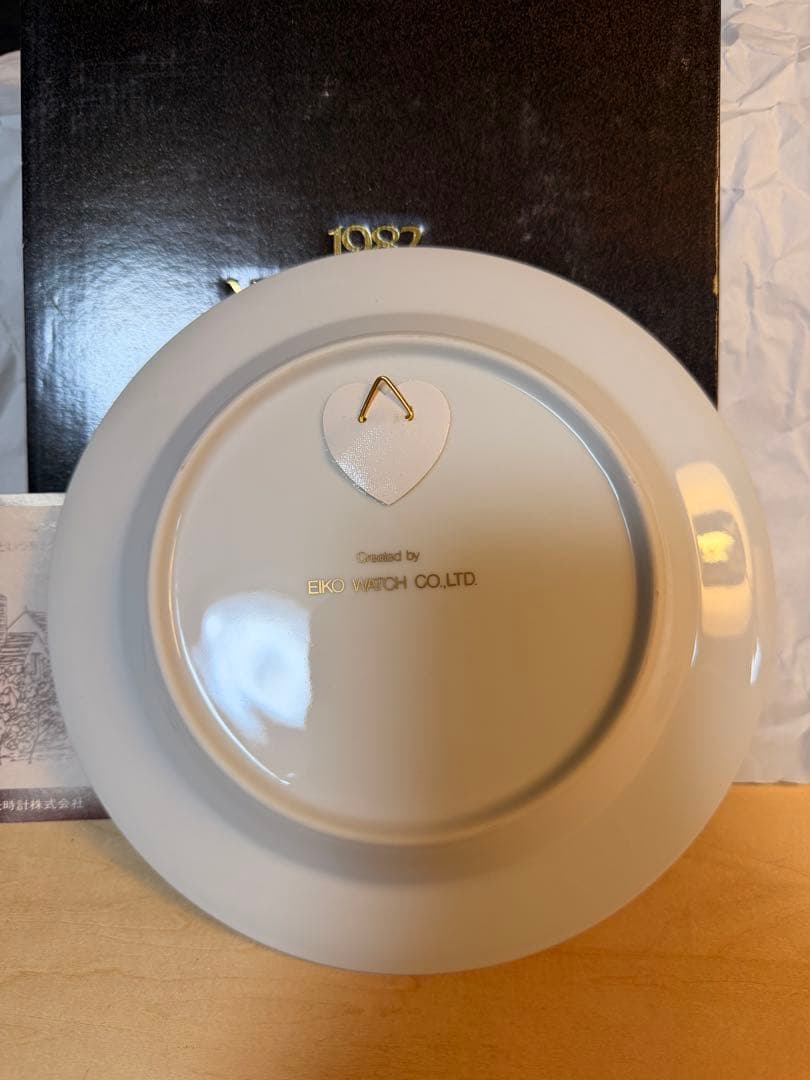 【希少・箱付き】LONGINESロンジン1982YEARPLATE 記念プレート