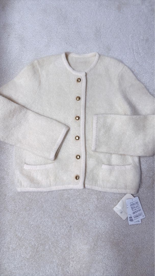 plage GIRL メタルボタンモヘヤジャケット