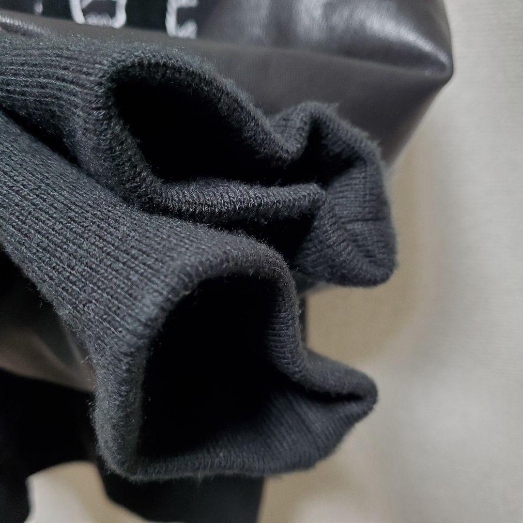 アダムパテック スタジャン アワードジャケット 袖 ゴートレザー 本革