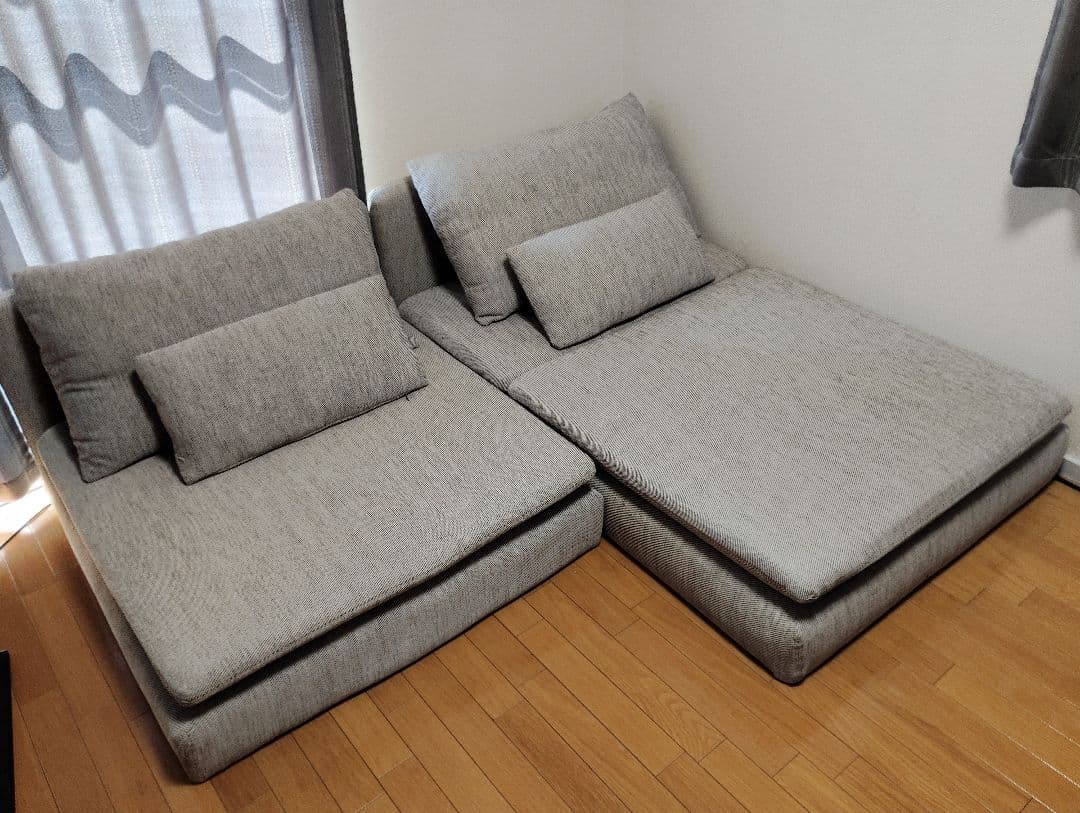 【さなさま】IKEA イケア ソーデルハムン SÖDERHAMN ソファ 寝椅子