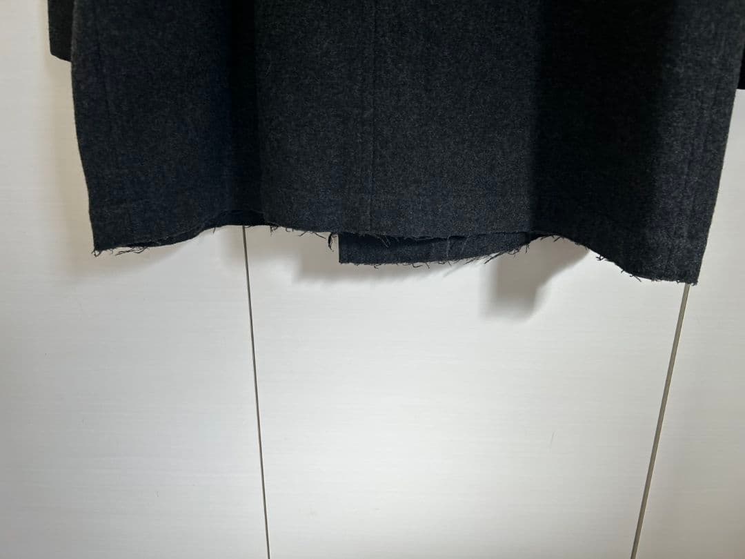 コムデギャルソンオムプリュス　 94AW 縮絨期 裁ち切りコート